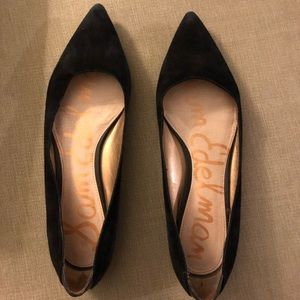 Sam Edelman Black Suede Flats